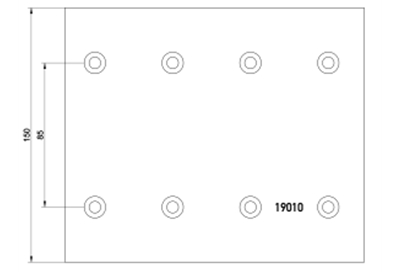 brake lining 19010