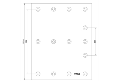 brake lining 19068