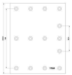 brake lining 19068