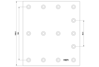 brake lining 19071