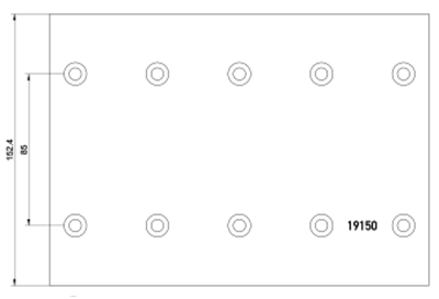 brake lining 190150