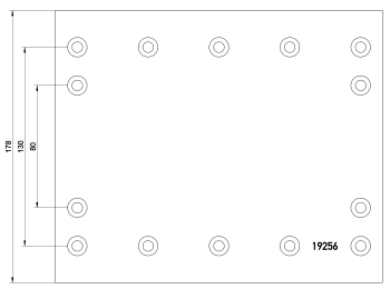 brake lining 19256/60