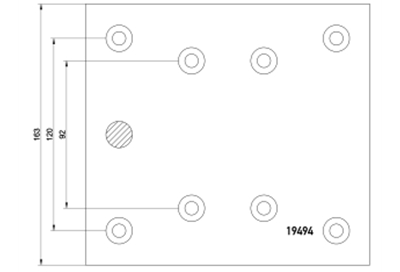 brake lining 19494