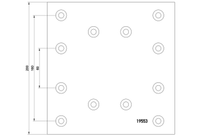 brake lining 19553/554