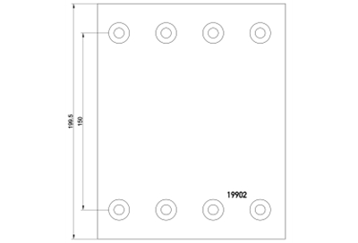 brake lining 19902  19903