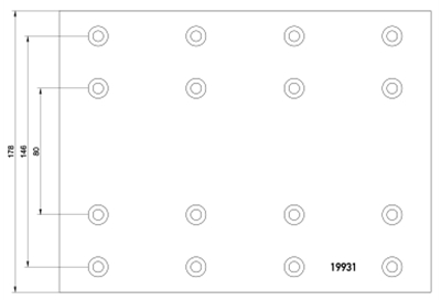 brake lining 19931