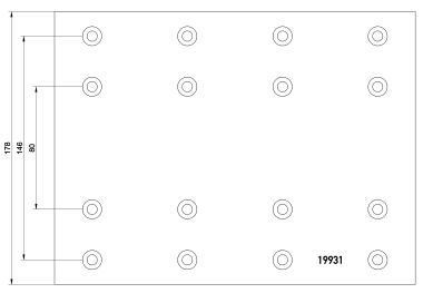 brake lining 19931