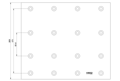 brake lining 19932