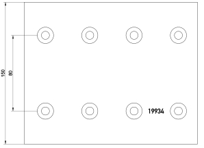 brake lining 19934