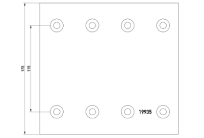 brake lining 19935