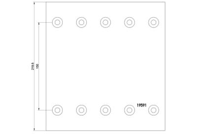 brake lining 19591