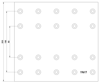 brake lining 19617/911