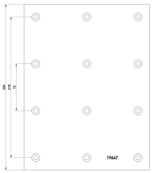 brake lining 19647