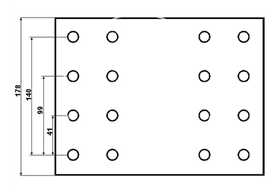 brake lining 19887