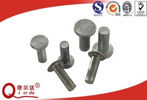 Solid aluminium rivet